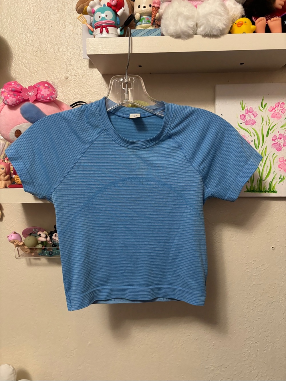 Lululemon Swiftly Tech Cropped Short-Sleeve Shirt 2.0 Sz 4